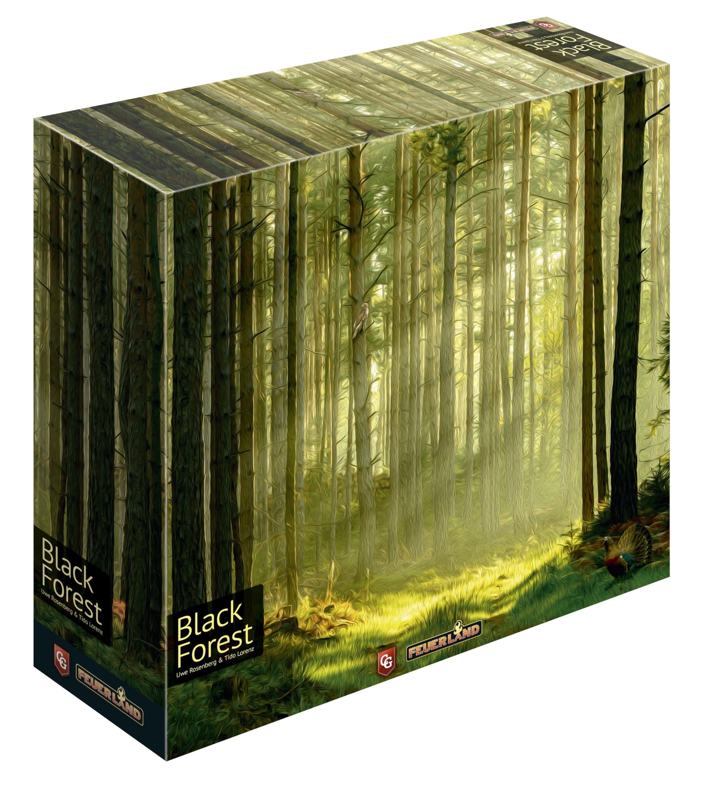 Capstone Games Black Forest Strategy Board Game for 1-4 Players, Resource Management Euro with Worker Placement and Engine Building, Solo