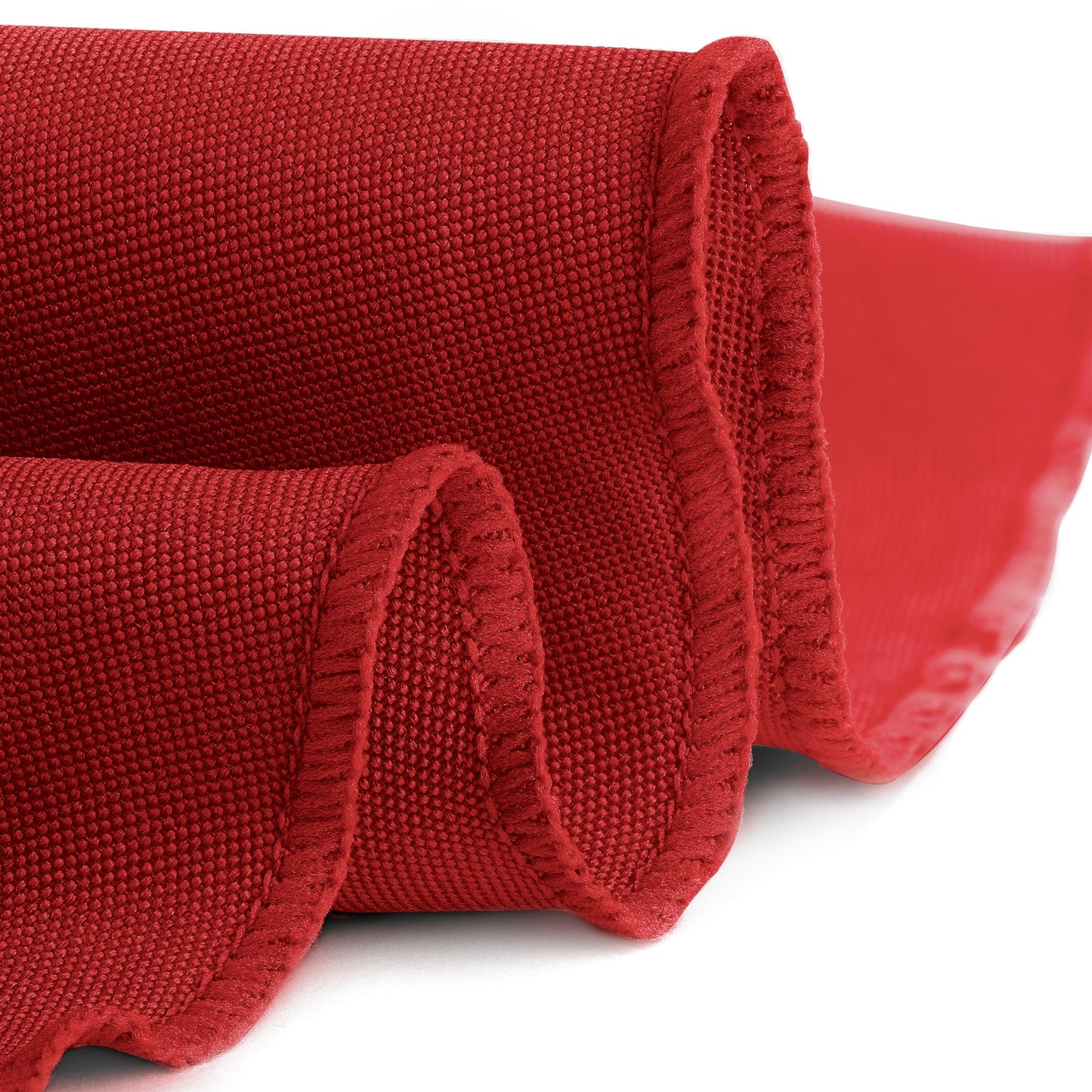 Gee Di Moda Round Tablecloth - 70 Inch Red Round Table Cloth for 24 to 48 Inch Round Tables - Heavy Duty Washable Fabric - for Buffet Table, Holiday