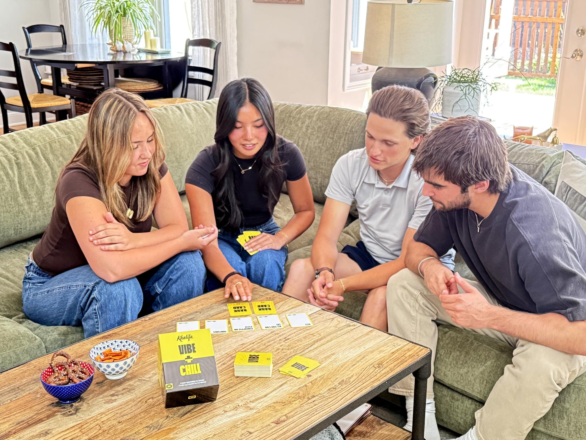Wiz Khalifa Kush Weed Party Game - VIBE & CHILL | Adult Party Card Game (2 Games in 1) | Chill Party Game to Live the High Life for House Parties, 420