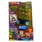 TEENAGE MUTANT NINJA Turtles Toy, Leonardo Half Pipe RC Skate Vehicle, 2.4 GHz Skateboard Controller, Mutant Mayhem TMNT Remote Control Toy for Kids