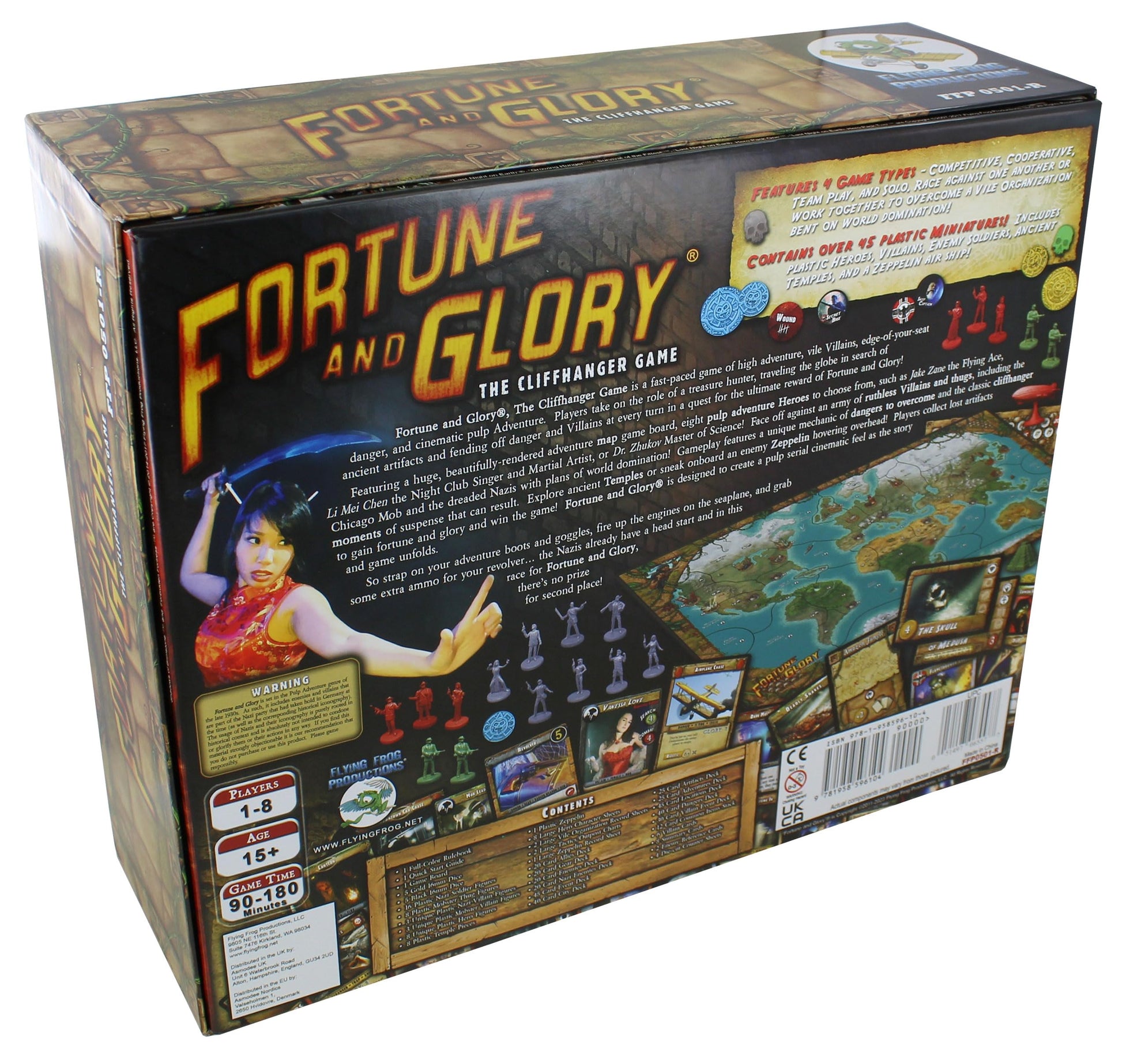 Flying Frog Productions Fortune and Glory: The Cliffhanger Game (Revised Edition)