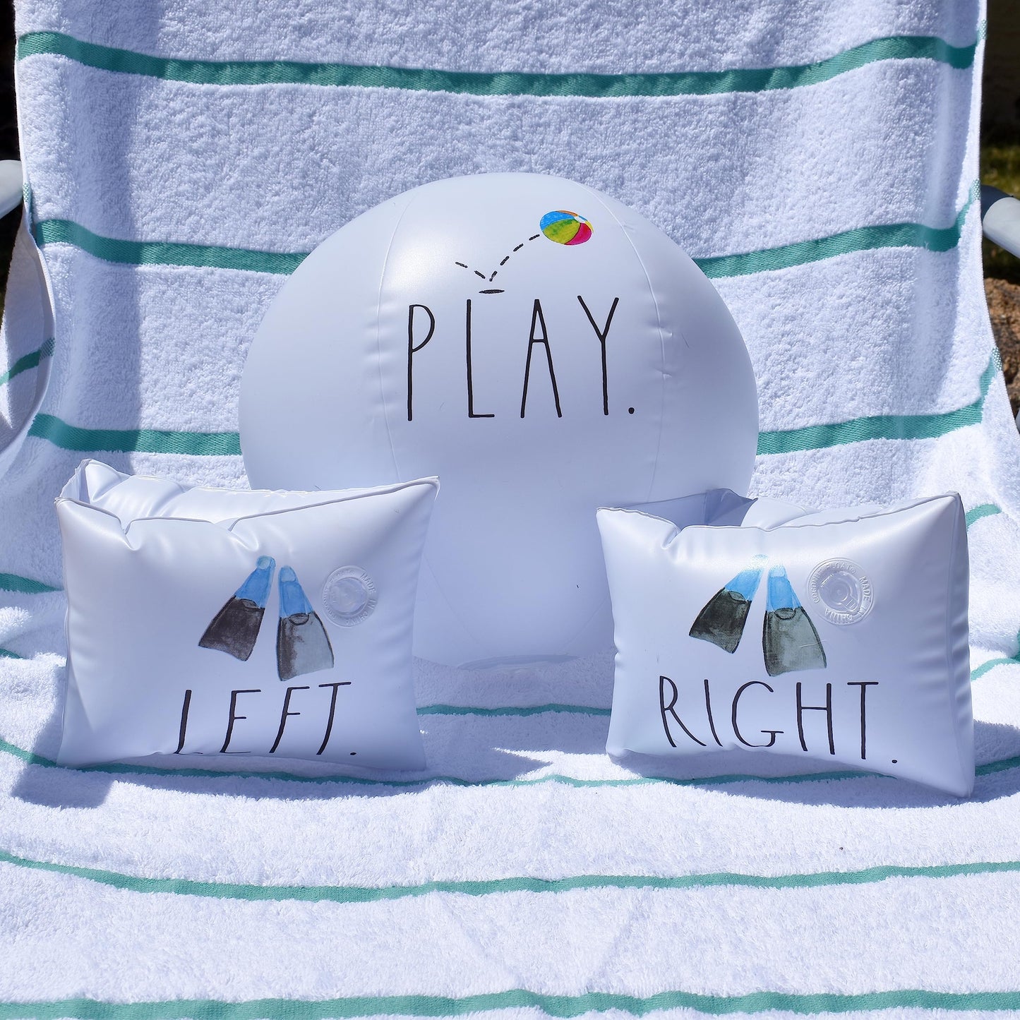 Rae Dunn x CocoNut Float Inflatable Water Wings & Beach Ball for Kids