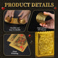 Gold Playing Cards, Plastic Playing Cards Waterproof, Deck of Cards, Standard Playing Card for Adults, Cool Premium Poker Card Set for Family Game