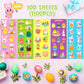 LINAYE 100 Sheets Easter Stickers for Kids - 1100PCS Assorted Easter Stickers Bulk for Egg Treats Basket Stuffers Gift Party Favor Supplies for Kids
