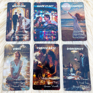 EMPATHSOUL Oracle Cards Deck 54 Cards for Beginners, Relationship and Love Oracle Cards for Dating, Breakups and Healing, Emotional Clarity, Self