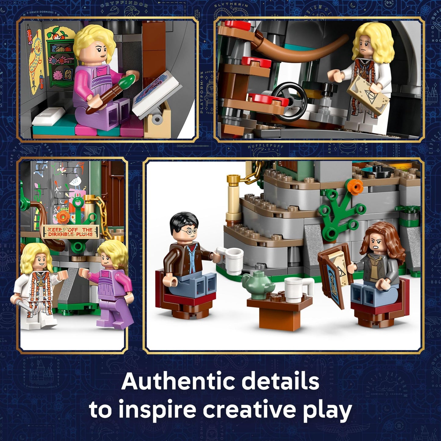 LEGO Harry Potter Luna Lovegood’s House Building Toy for Girls & Boys - Pretend Play & Display Book Shelf or Bedroom Decor for Kids, Ages 10+