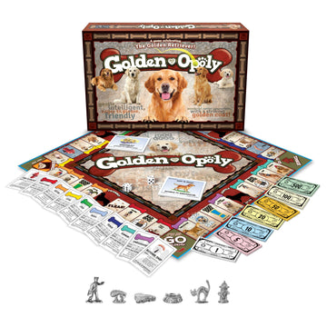 Late for The Sky Golden Retriever-Opoly Dog Board Game, Family Strategy Game for 2-6 Players, Ages 8+, Opoly-Style Gameplay, Gift for Dog Lovers