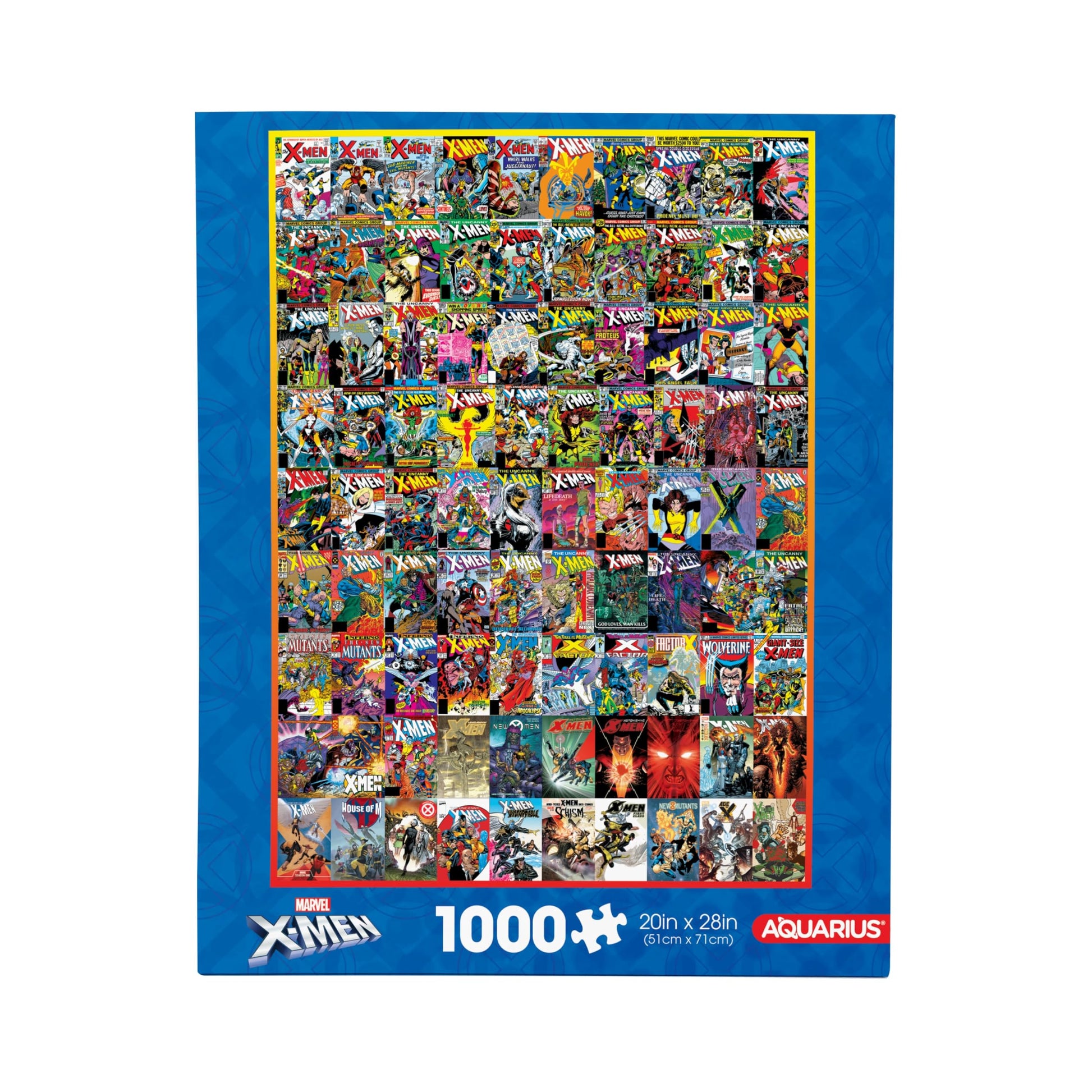 Aquarius Marvel X-Men Covers 1000 Piece Jigsaw Puzzle (1000 Piece Jigsaw Puzzle) - Glare Free - Precision Fit - Officially Licensed Marvel Merchandise