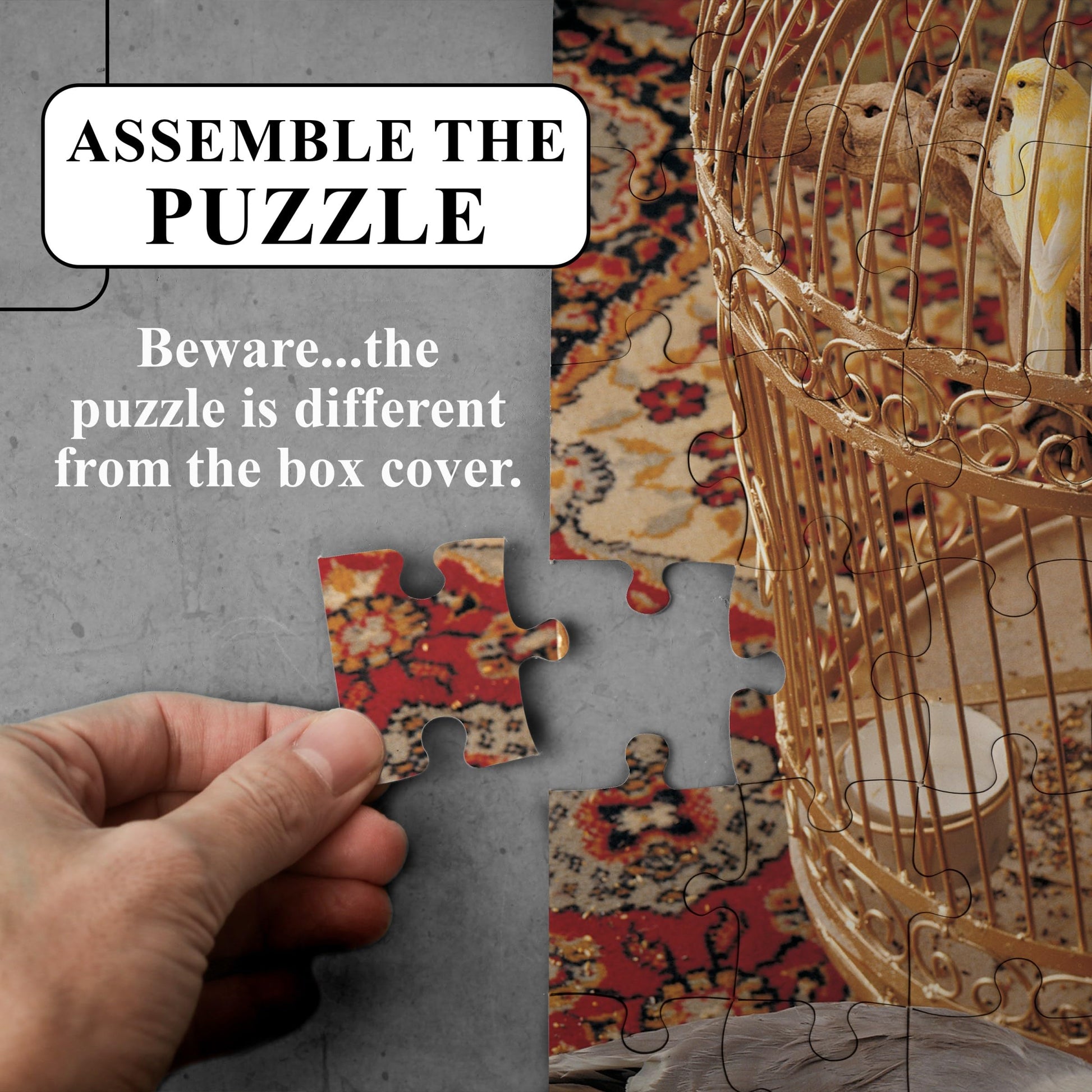 Classic Mystery Jigsaw Puzzle - Alfred Hitchcock, Black