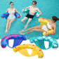 Sloosh Inflatable Pool Float Chairs for Adults, 3 Packs Floating Noodle Chair Sling Floaties with Tropical Design for Swimming Pool Water Chair Pool