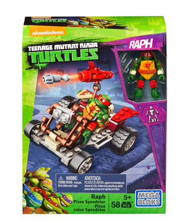 Mega Bloks Teenage Mutant Ninja Turtles Ninja Racers, Raphael Pizza Speedster