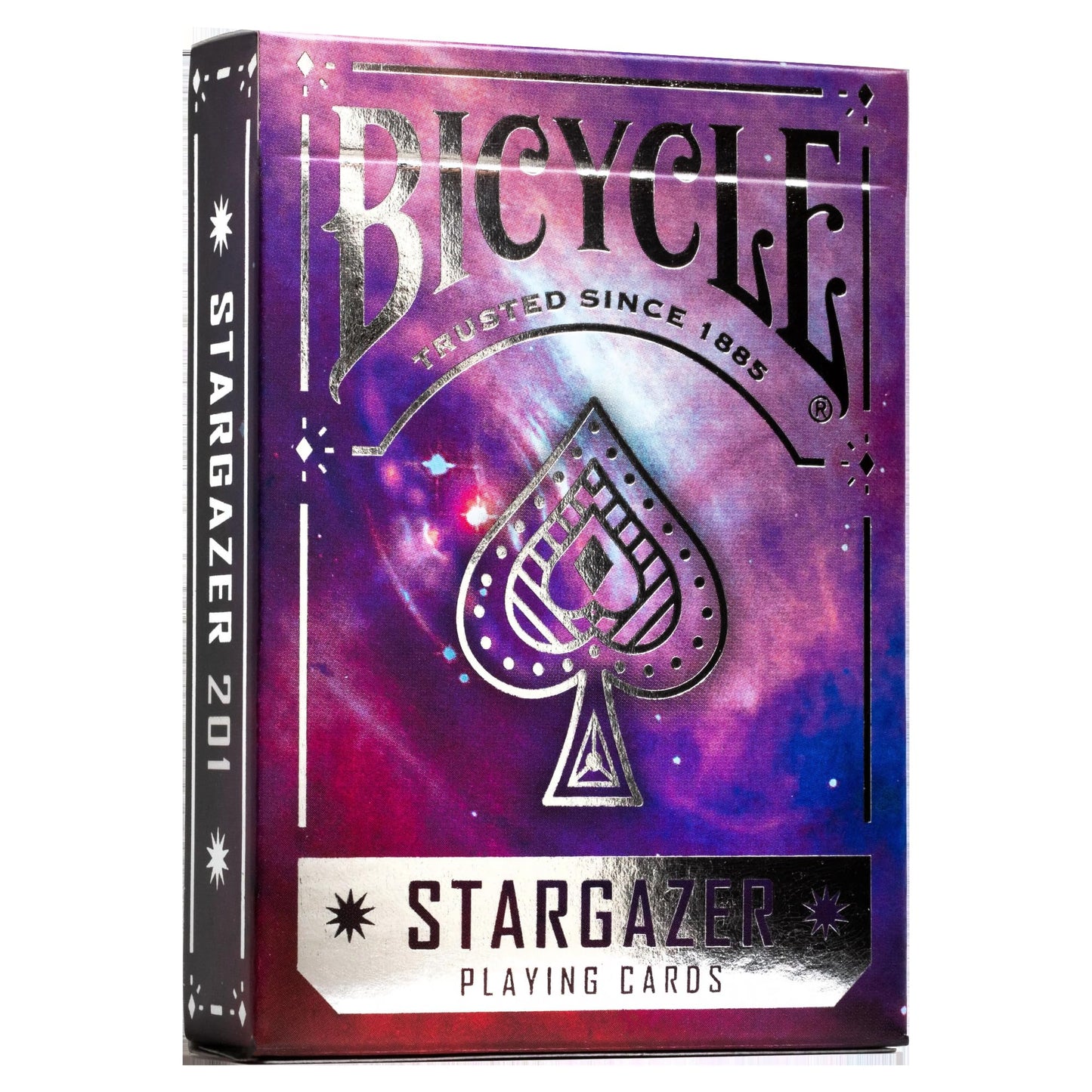 Bicycle Stargazer 201 Playing Cards - Premium Cosmic‑Themed Poker‑Size Deck of Cards with Air‑Cushion Finish, Collectible Space Galaxy Design