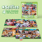 MasterPieces - Jigsaw Puzzle Set for Kids 6+ Years, 4-Pack of 100 Pieces, Educational and Fun Game, Silly Animals Collection, Gift Idea for Children