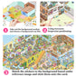 SZXYCZL Hard Mode Oversize Miniature Scene 2 Sets DIY 3D Stickers Scene Book Multiple Scenarios, Make You Own Mini Chinese House Sticker Therapy