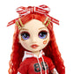 Rainbow High Cheer Ruby Anderson - Red Cheerleader Fashion Doll with 2 Pom Poms and Doll Accessories, for Kids 6-12 Years Old
