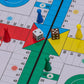 Magnetic Ludo Travel Game Set - 9.8" Folding Board for Classic Portable Strategy Play - Yellow Mountain Imports