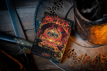 Bicycle Dark Templar Knights Red Playing Cards Decks Poker Kids, Adults Gift Item
