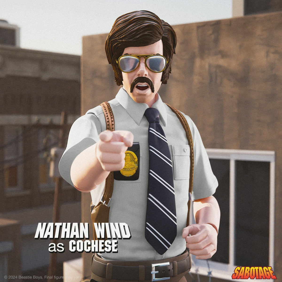 Super7 ULTIMATES! Beastie Boys Nathan Wind Sabotage - 7" Beastie Boys Action Figure with Accessories Hip Hop Collectibles and Retro Toys