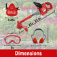TeganPlay Kids Weed Wacker Toy Hedge Trimmer Yard Tools for Toddler
