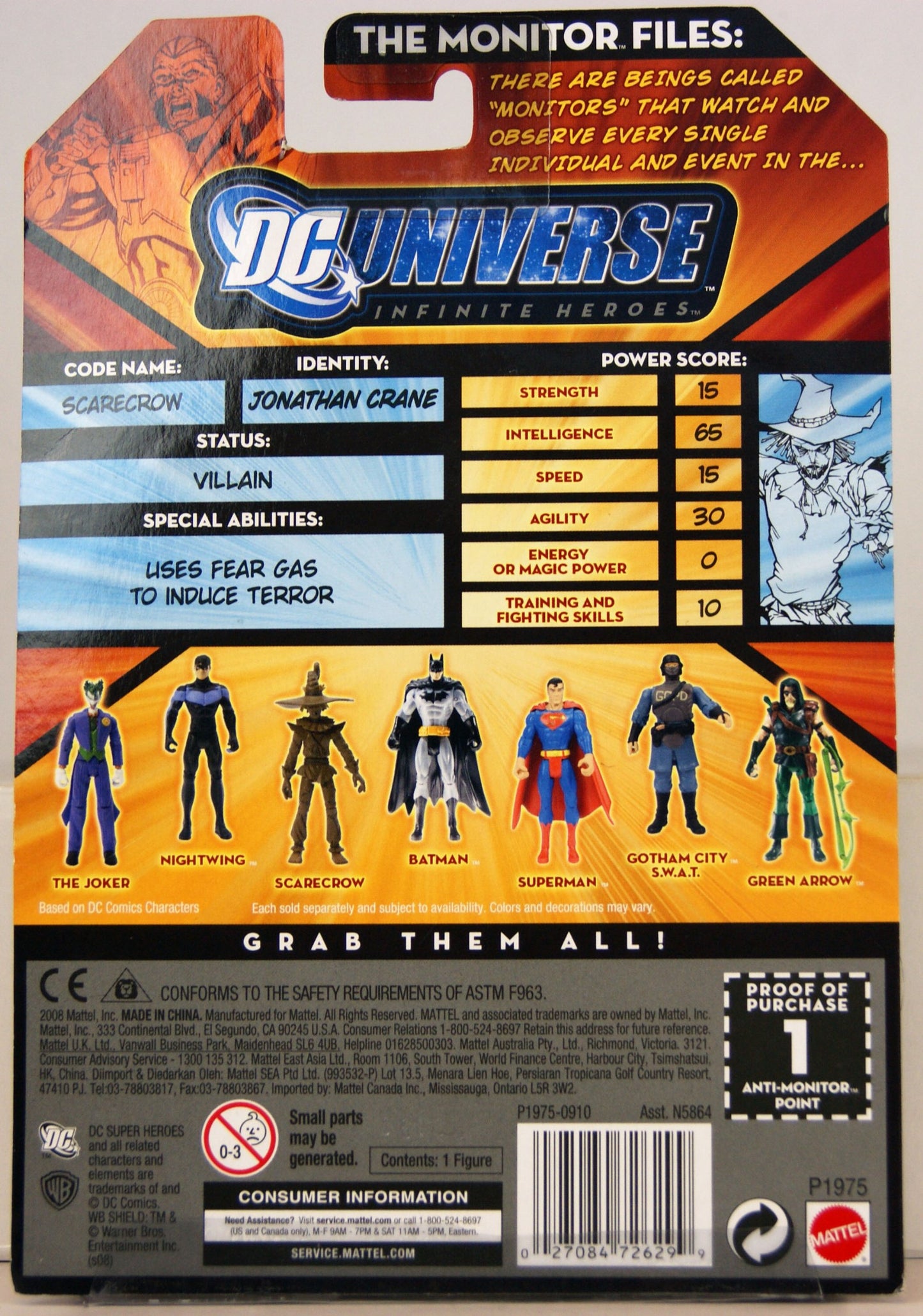 DC Universe Infinite Heroes Crisis Series 1 Action Figure #22 Scarecrow