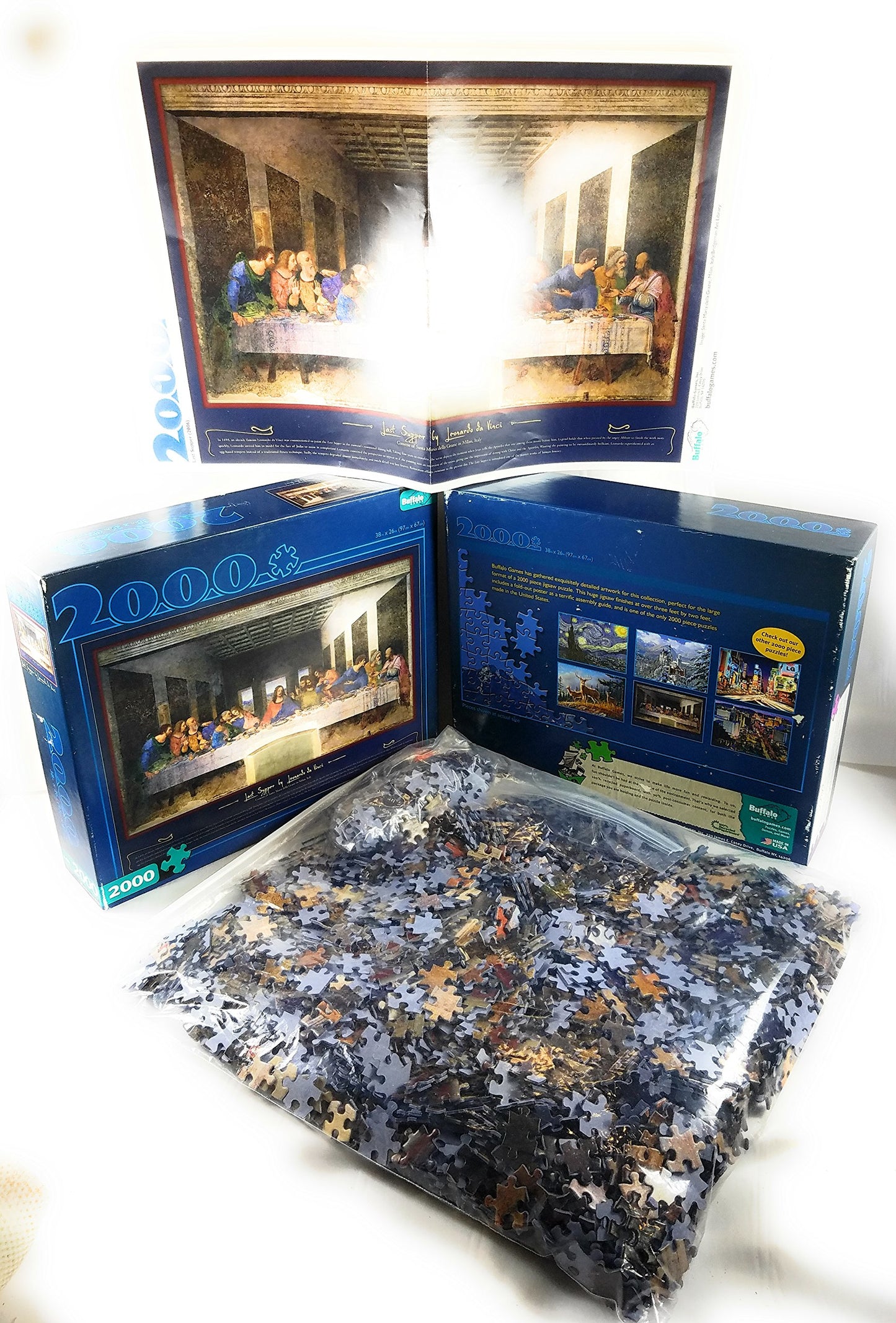 Buffalo Games 2000 Piece Jigsaw Puzzle The Last Supper