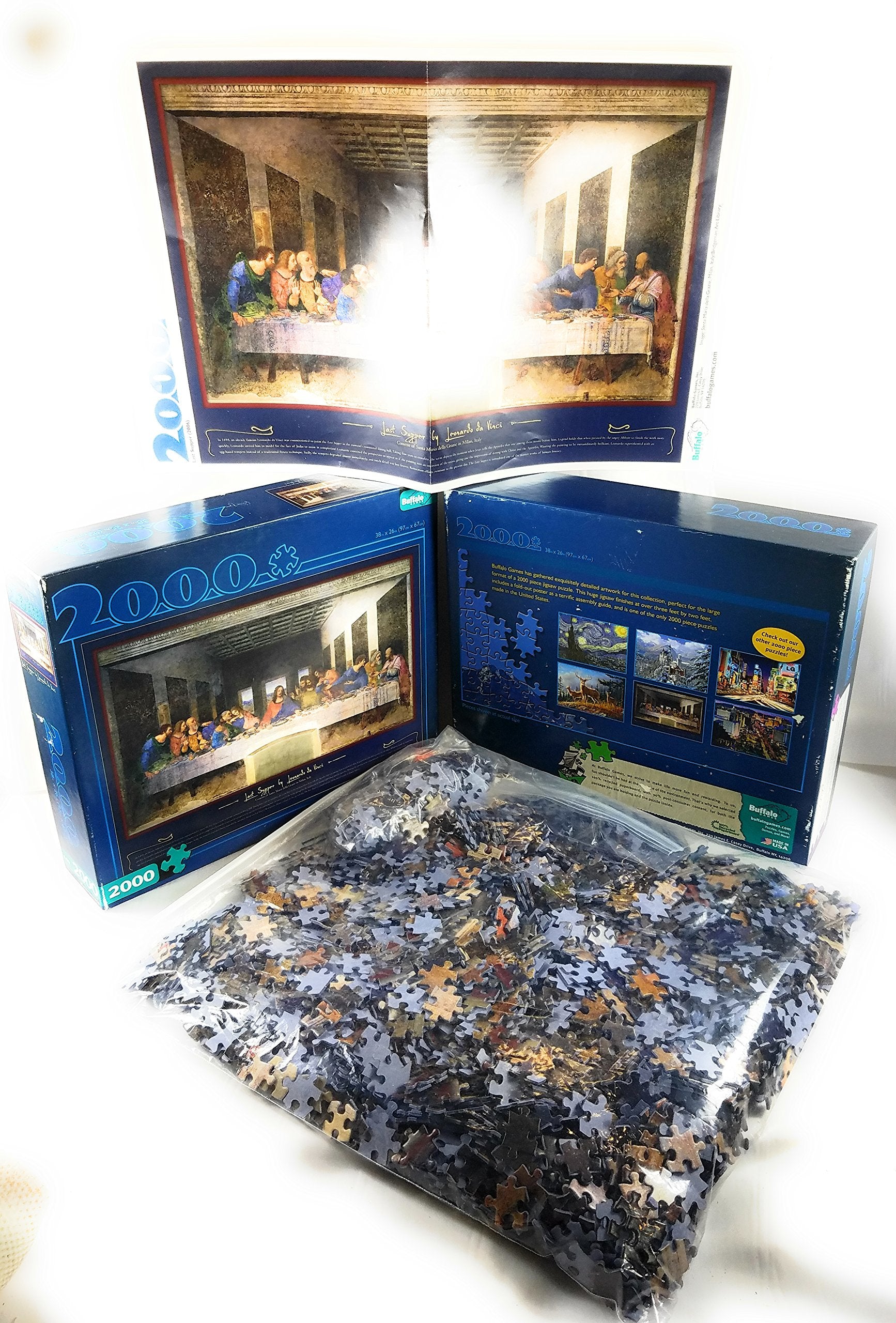 Buffalo Games 2000 Piece Jigsaw Puzzle The Last Supper