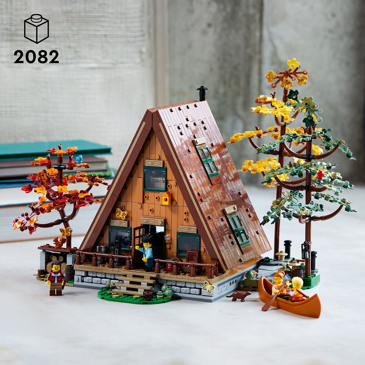 LEGO Ideas A-Frame Cabin Building Set for Adults - Detailed DIY Miniature House Model Kit, Ages 18+ Years - Gifts for Men & Women - 21338