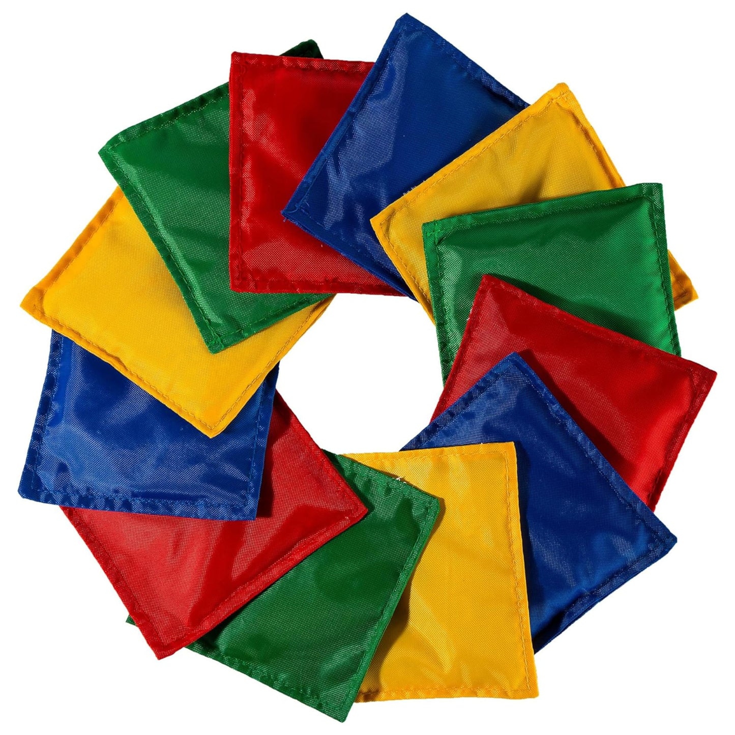 Franklin Sports 5" x 5" Nylon Bean Bags (Set of 12)