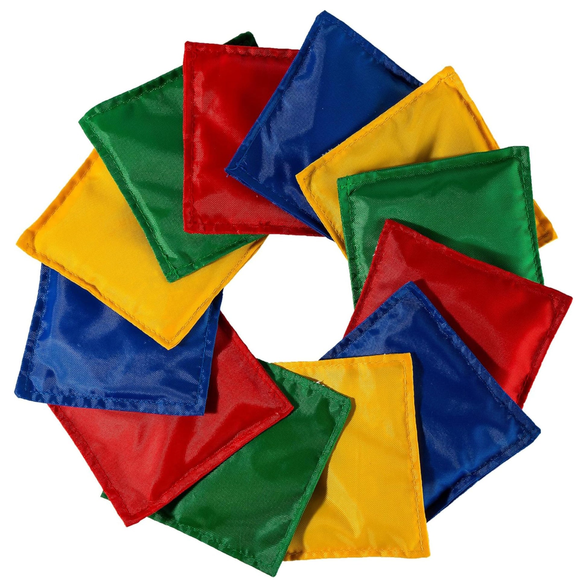 Franklin Sports 5" x 5" Nylon Bean Bags (Set of 12)