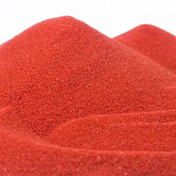 Activa Bright Red Scenic Colored Sand, 25lb (11.3kg) | Vibrant, Fine Grain Colorfast Sand for Arts & Crafts