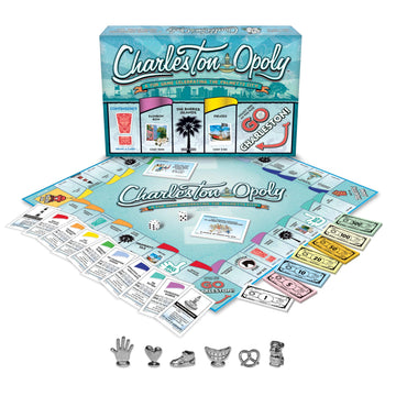 Late for The Sky Charleston-Opoly Board Game - Charleston South Carolina Property Trading Family Game for 2-6 Players, Ages 8+, City Landmarks