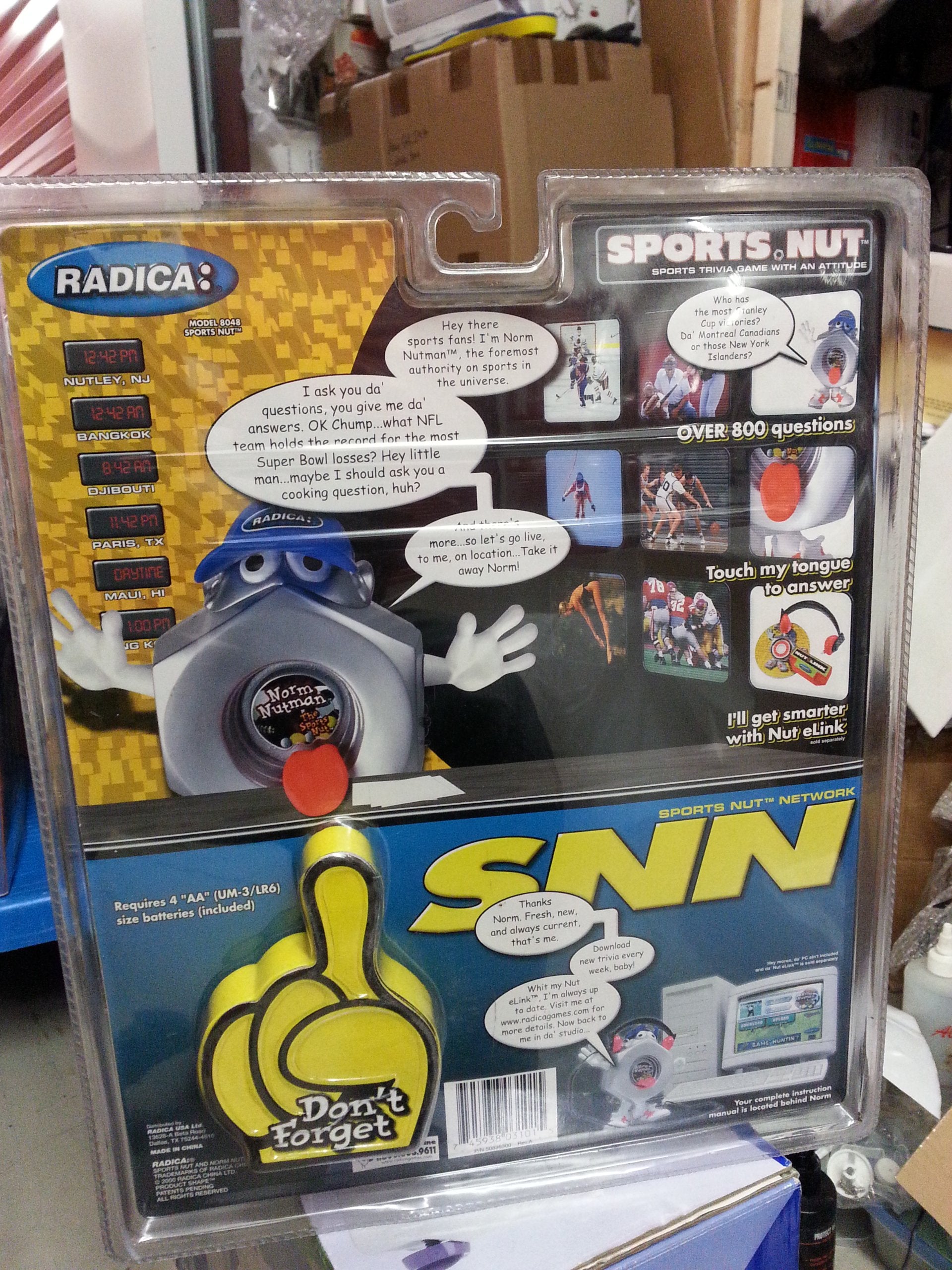 Sports Nut Electronic Trivia