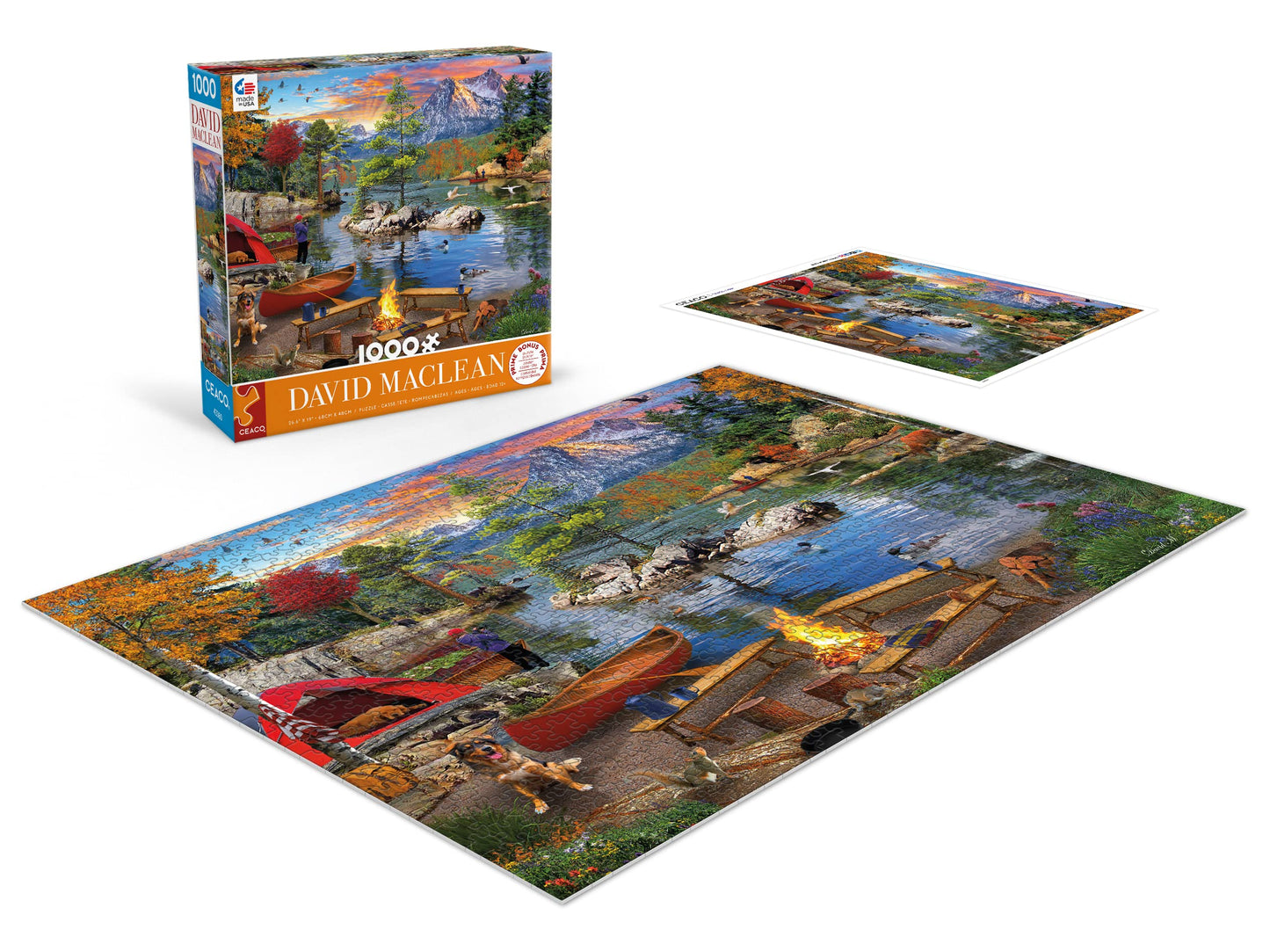 Ceaco - David Maclean - Fishing with My Son - 1000 Piece Jigsaw Puzzle