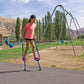 Geospace Adjustable Walkaroo Steel Wee Balance Stilts for Kids - Indoor/Outdoor Play, Exercise, Steel Stilts for Kids- Up to 120 lbs, Height