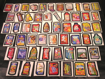 Topps Wacky Packages Series 1 Complete Set of 55 Stickers -Great Product Parodies- Designed After the Classic '70s Sets !!