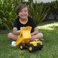 CAT erpillar Pack of 3 Vehicles 25 cm - Dump Truck, Excavator and Front Loader Yellow