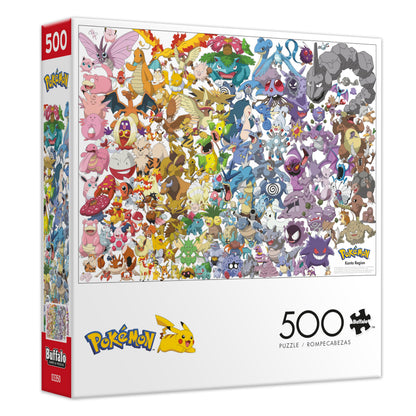 Buffalo Games - Pokémon Kanto 151-500 Piece Jigsaw Puzzle for Adults