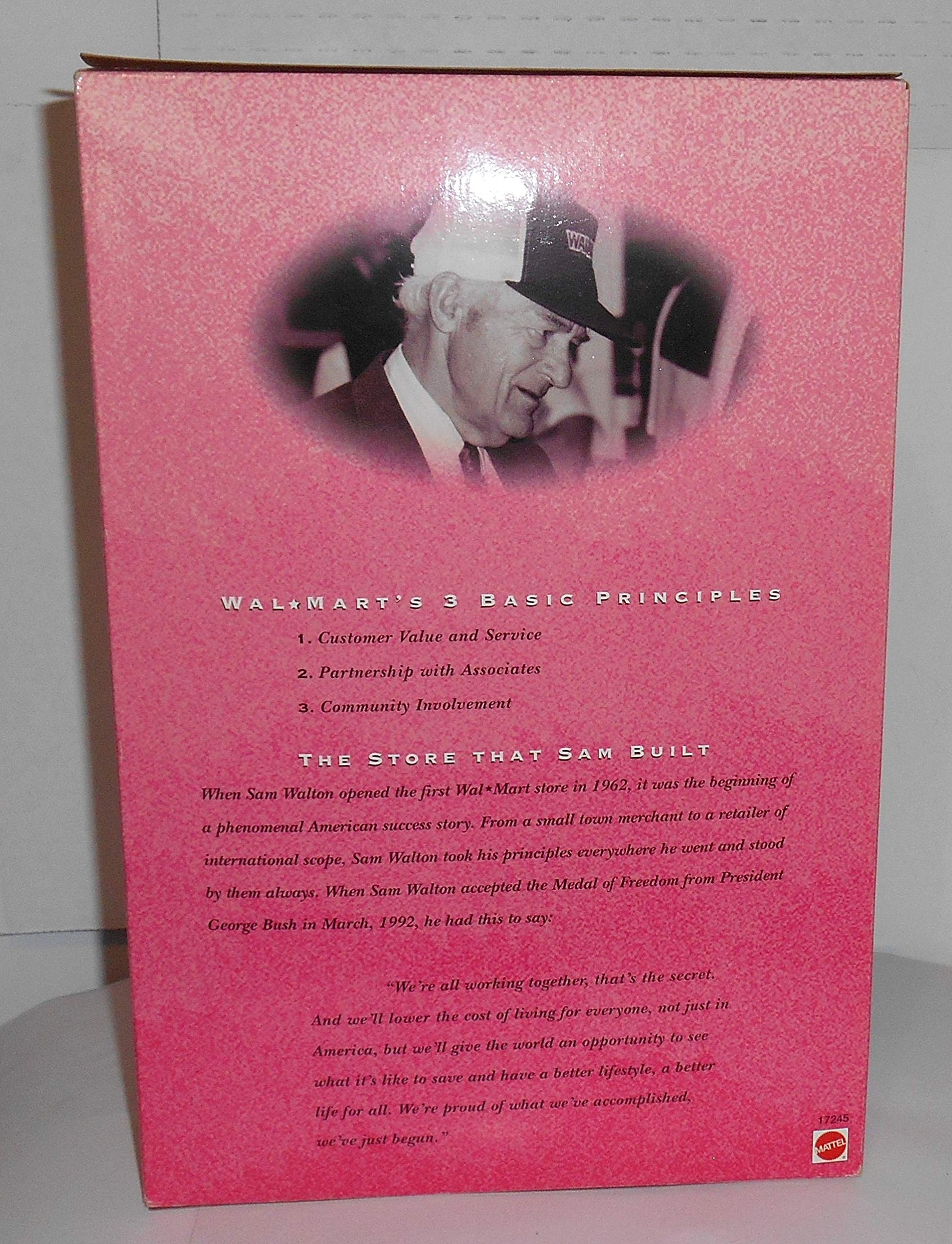 35th Anniversary Barbie Doll 1997 Walmart Special Edition