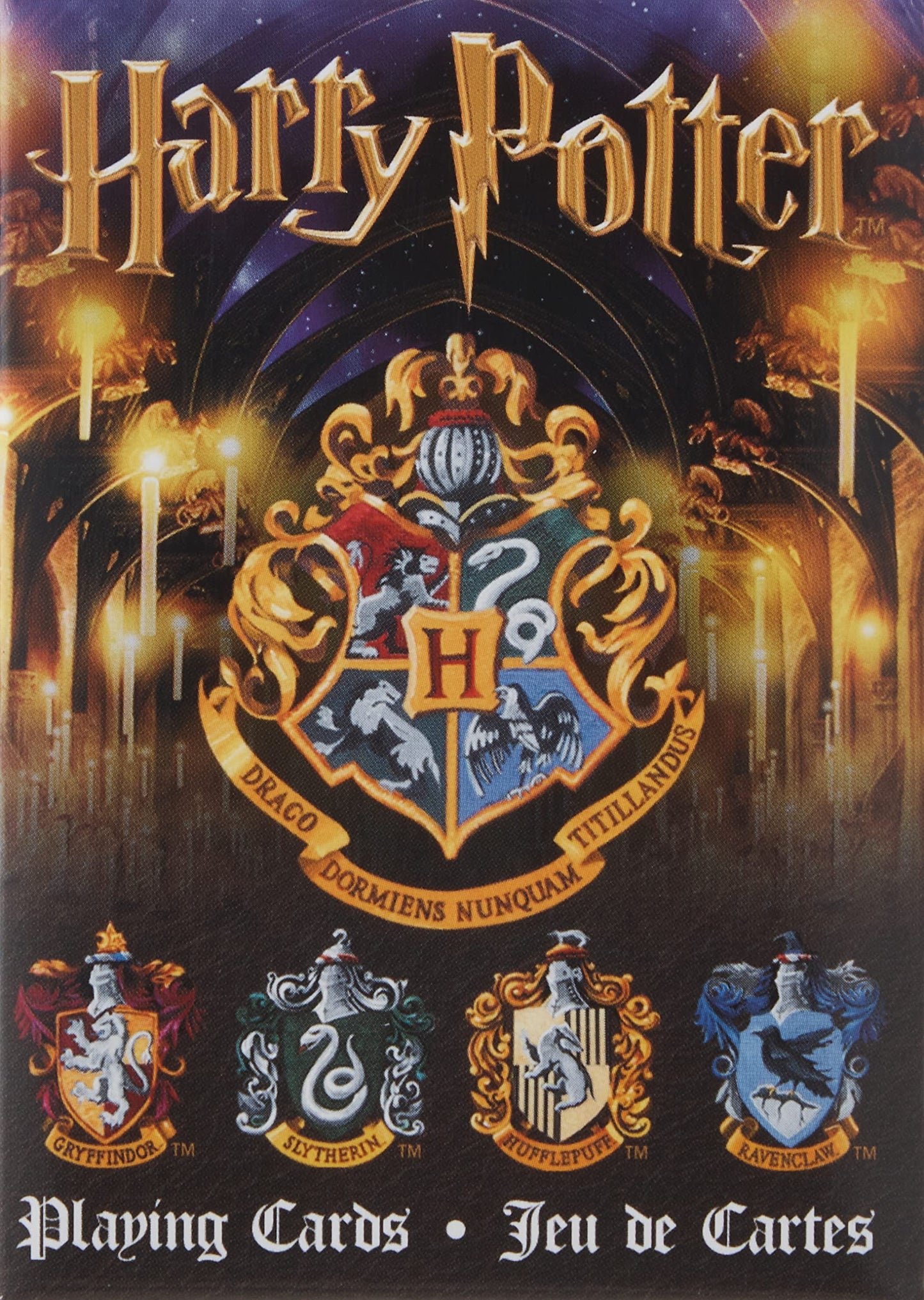 Aquarius Harry Potter Crests Playing Cards - Officially Licensed Card Deck for Kids, Teens & Adults Ages 6+, Poker Size, 1+ Players - Gift for Fans