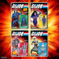 Super7 Reaction+ G.I. Joe Cobra Commander (Movie, Black Cape) - 3.75" G.I. Joe Action Figure with Accessories - Classic Cartoon Collectibles and Retro