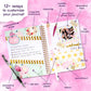 Good Vibes Journal DIY Set by Craft Vibes Only - Personalized Diary - Custom Journals for Girls - Creative Writing Scrapbook Kit - Customize Your