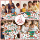 Litmitfu Giant Christmas Coloring Poster - Large Merry Christmas Coloring Tablecloth for Kids, Jumbo Xmas Paper Coloring Table Cloth Banner Activities