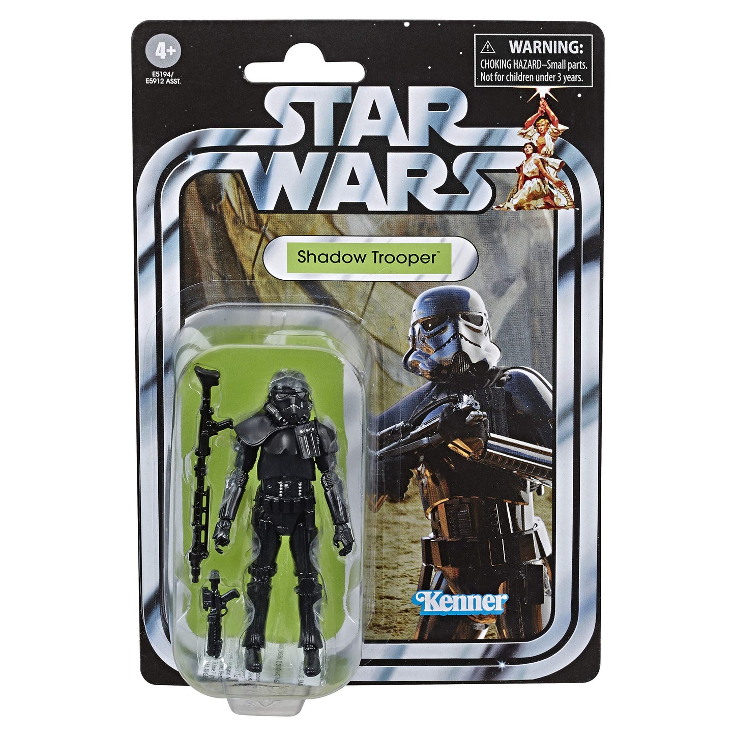 STAR WARS The Vintage Collection Shadow Trooper Toy, 3.75" Scale Action Figure, Toys for Kids Ages 4 & Up