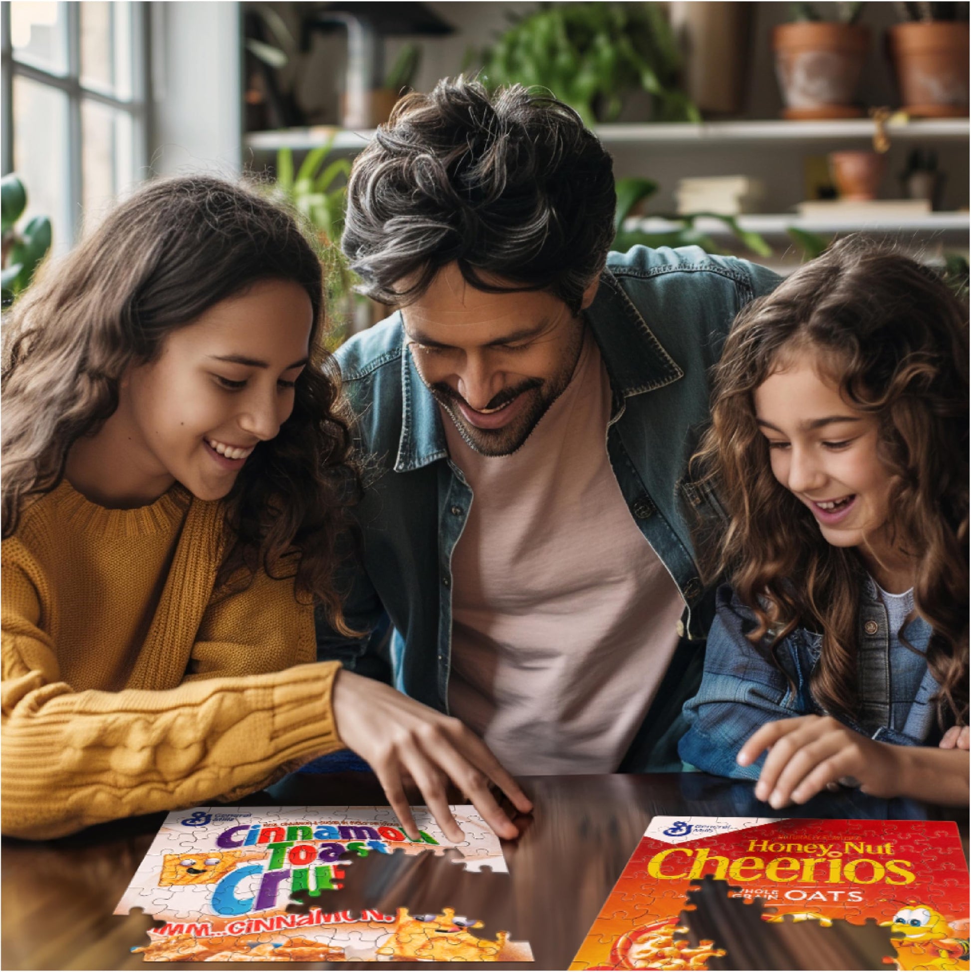 White Mountain 100 Piece Jigsaw Puzzles, Includes 6, Mini Cereal Boxes