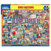 White Mountain 1000 Piece Jigsaw Puzzle TV Shows Pop, Binge Watching