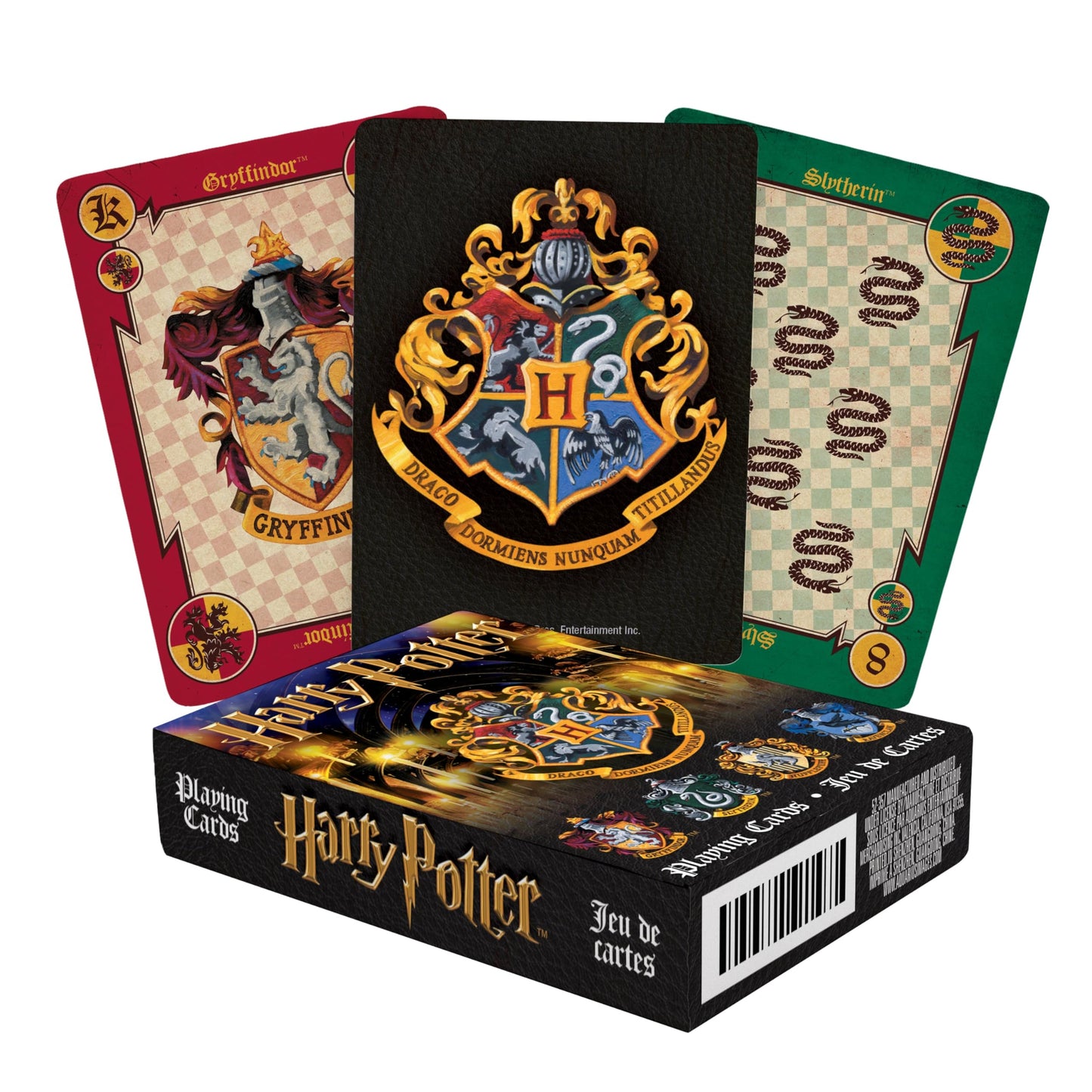 Aquarius Harry Potter Crests Playing Cards - Officially Licensed Card Deck for Kids, Teens & Adults Ages 6+, Poker Size, 1+ Players - Gift for Fans