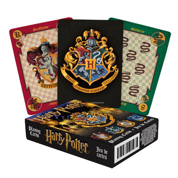 Aquarius Harry Potter Crests Playing Cards - Officially Licensed Card Deck for Kids, Teens & Adults Ages 6+, Poker Size, 1+ Players - Gift for Fans