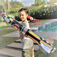 JA-RU Giant 41" Inflatable Rocket Ship Toy (1 Unit) Space Themed Party Decorations for Kids. Inflatable Pool Accessories. Solar System Toys