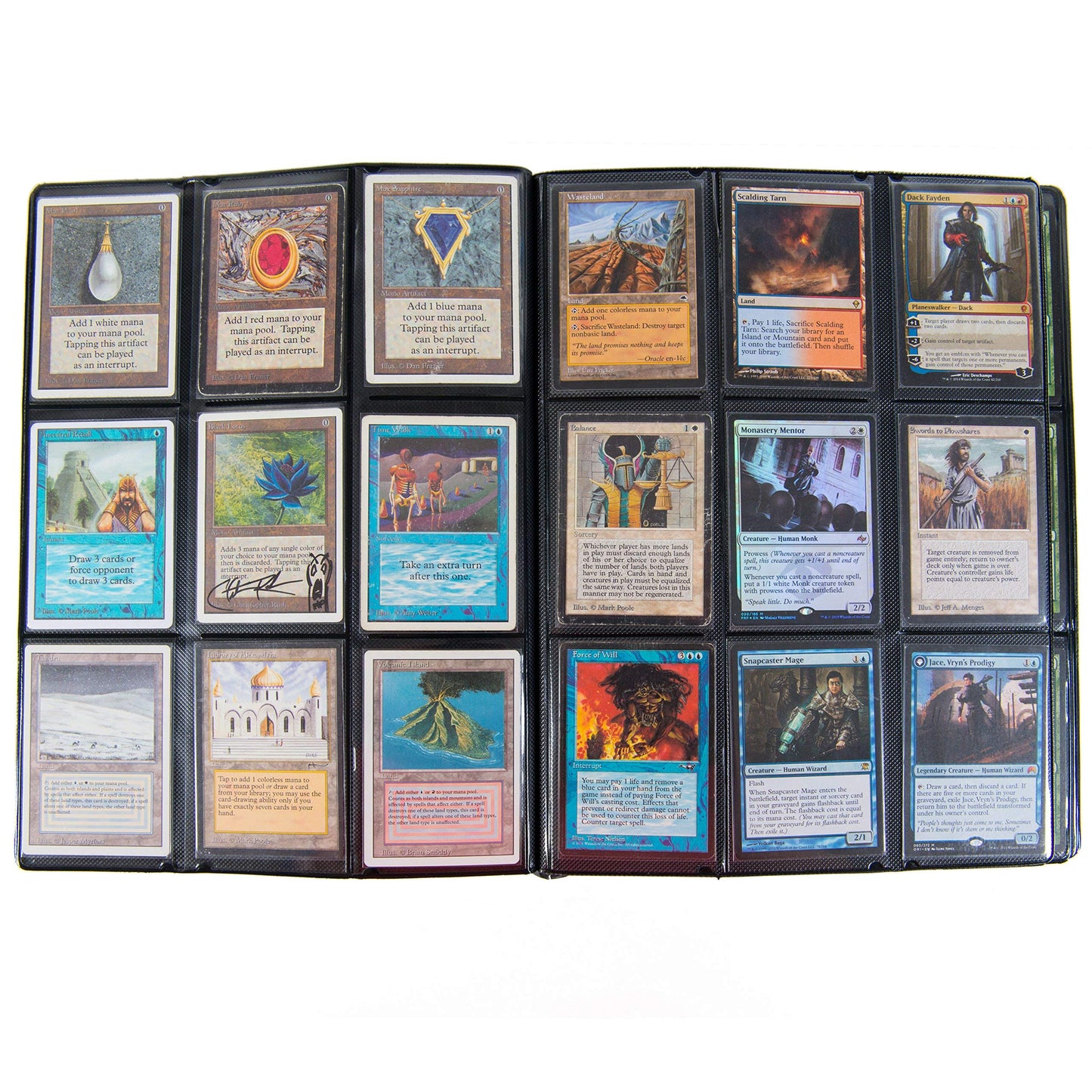 The Original Monster Trading Card XL Album- 40 Side Loading 9-Pocket Per Page TCG Binder- Holds 720 Sleeved Trading Cards- Matte Black- Compatible
