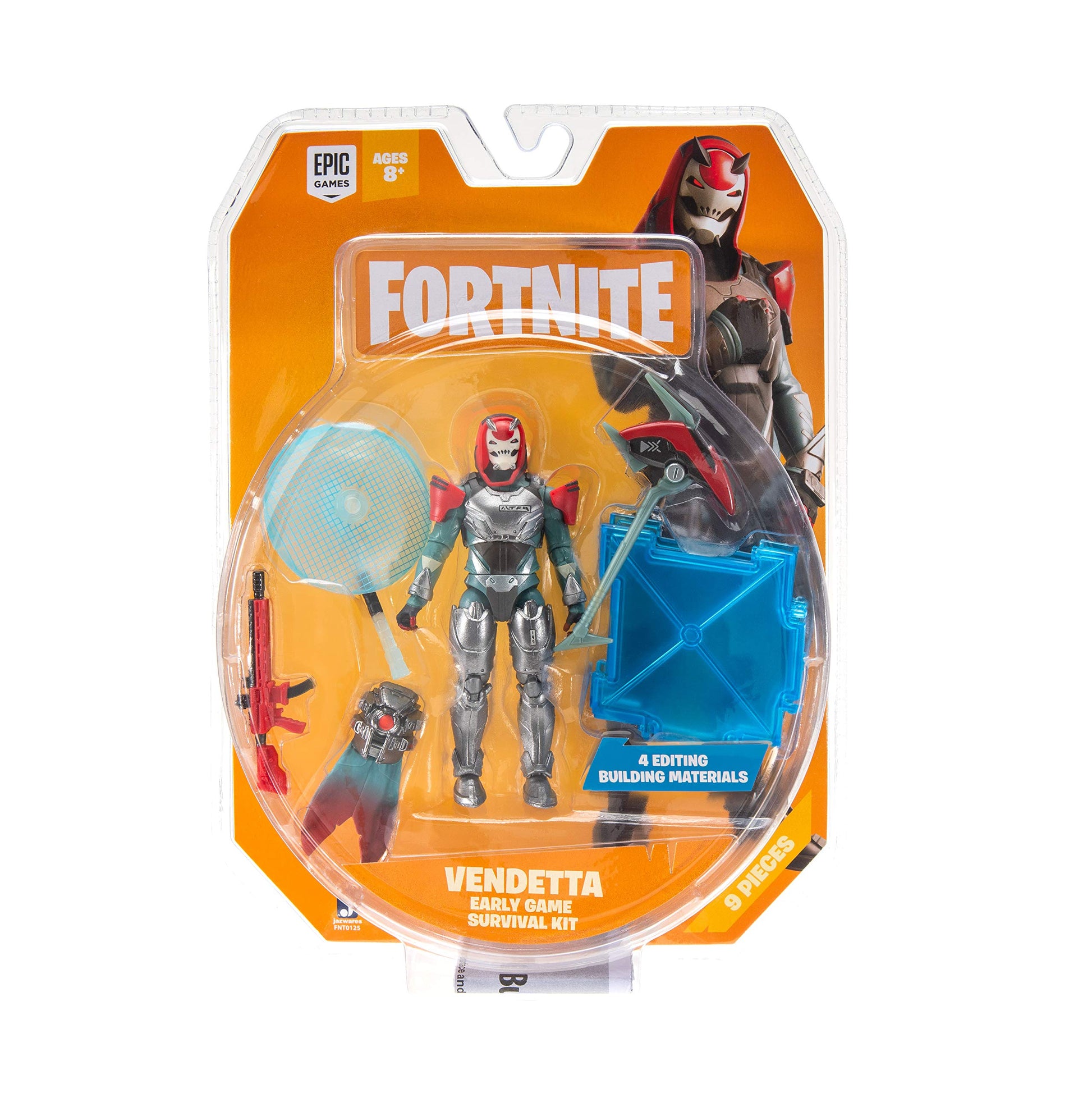Jazwares FORTNITE Early Game Survival Kit 1 Figure Pack, Vendetta